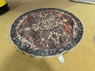 Karpet, meerkleurig, doorsnee 200 cm